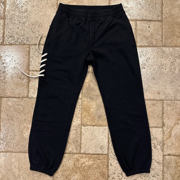 Craig Green Laced Black Sweatpant Joggers - Picture 1 of 10